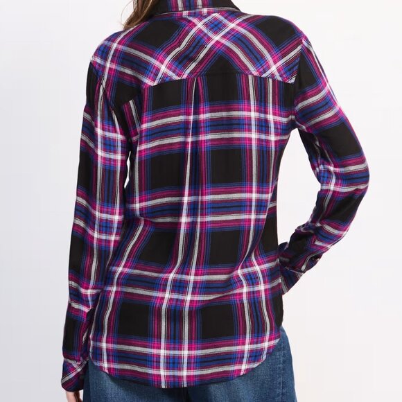Rails Hunter Electric Blue Plaid Shirt - Picture 2 of 8